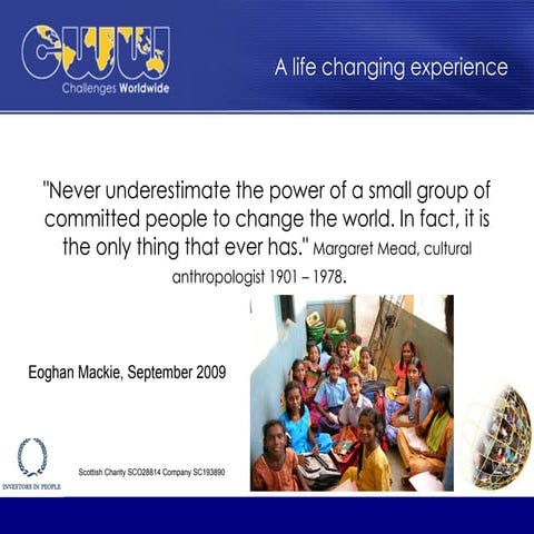 Challenges Worldwide Introduction