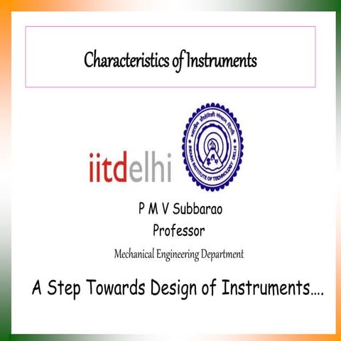 Instrument Classification : Active & Passive Instrument | PPT