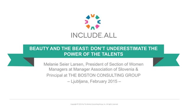 Melanie Serier Larsen Include.All 2015