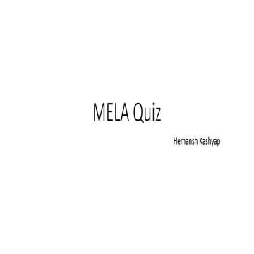 MELA quiz