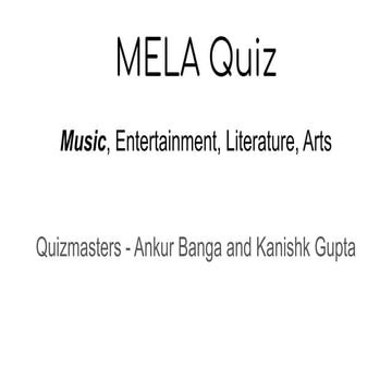 Mela Quiz