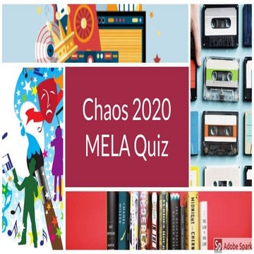 Mela Quiz Finals - IIM Ahmedabad Chaos 2020 - by Quiz Cetera