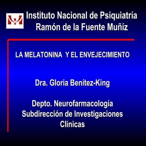 Melatonina Y Envejecimiento