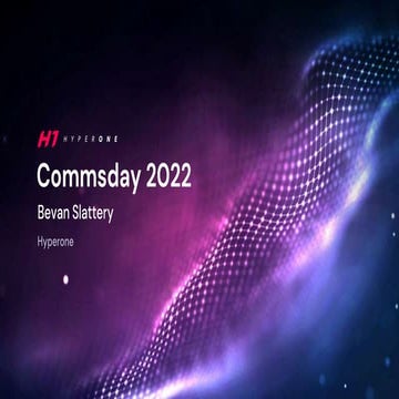CommsDay Melb Congress HyperOne