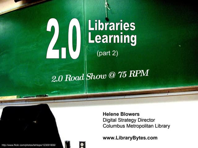 #2 Library 2.0: Melbourne Workshop 