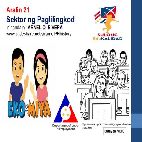 MELC_Aralin 21-Sektor ng Paglilingkod