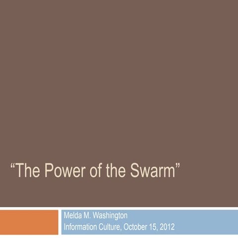 IDIA 620: Information Culture - Network Economy