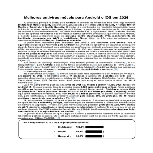 Análise Completa dos Melhores Antivírus Móveis para Android e iOS em ...