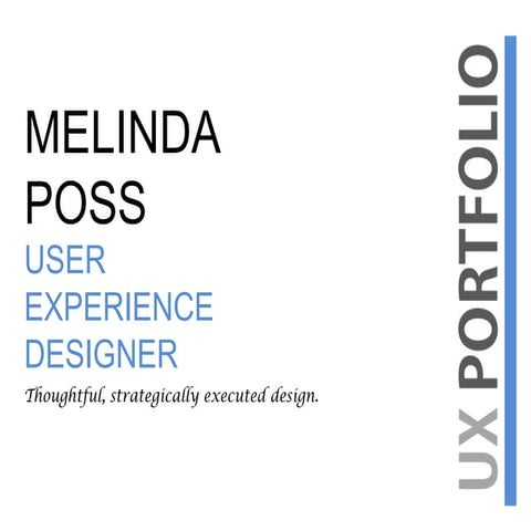 Melinda poss online ux portfolio
