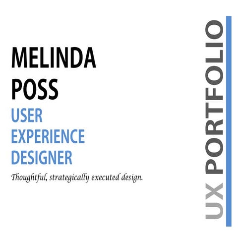 Melinda poss online ux portfolio