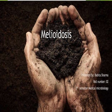 Melioidosis presentation