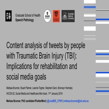 Tweets and Friends: Using Social Media for Communication after ...