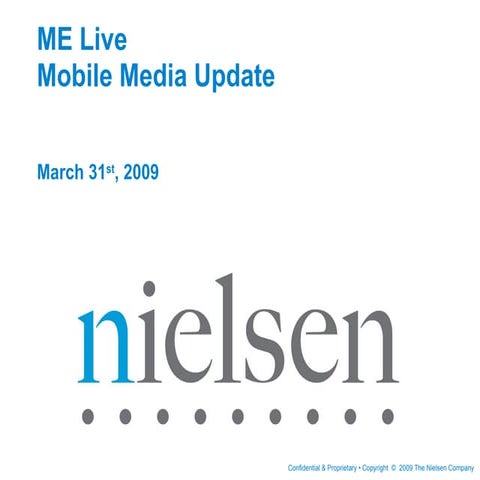 Mobile Entertainment Live Nielsen Presentation