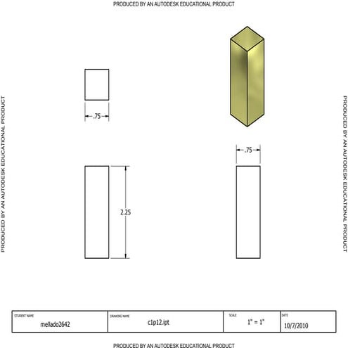 Cube Inventor Drawings | PDF