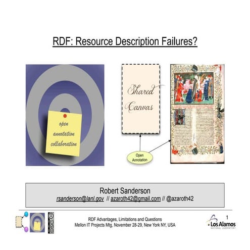 RDF: Resource Description Failures?