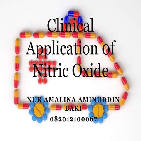 Role of nitric oxide in body | PPT
