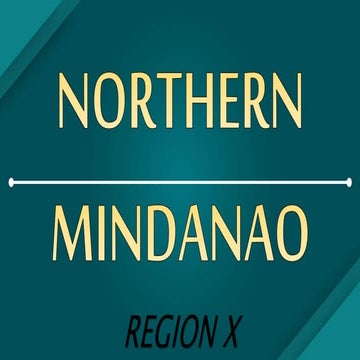 REGION 10: NORTHERN MINDANAO