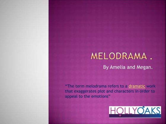 Melodrama | PPT