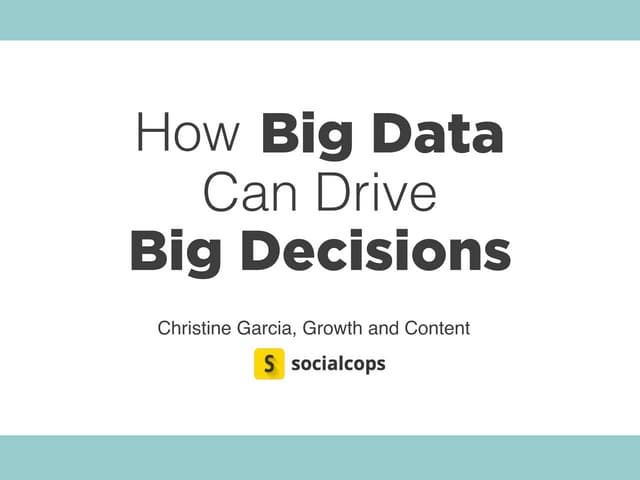 SocialCops at #ZeeMELT 2016