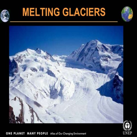 Melting glaciers