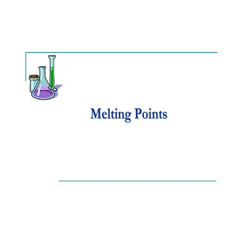 Melting Point&Recrys