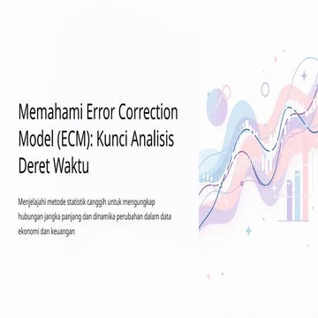 Uji error correction model (ecm) dengan eviews | PDF