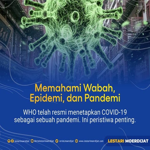 Memahami Wabah, Epidemi, dan Pandemi | PDF