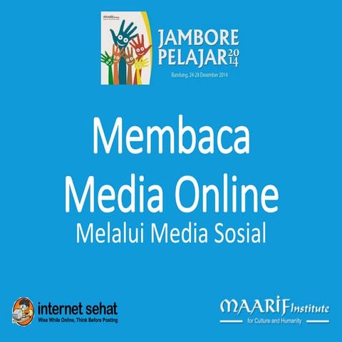 membaca media online melalui media sosial