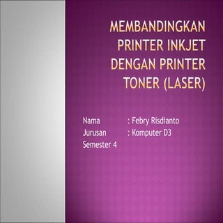 Membandingkan printer inkjet dengan...