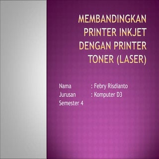 Membandingkan printer inkjet dengan...