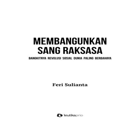 Membangunkan sang raksasa   feri sulianta
