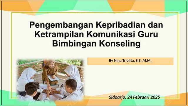 Membangun Kepribadian yang menarik melalui komunikasi yang efektif.pptx