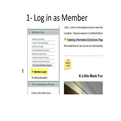 Member changes agenda | PPT