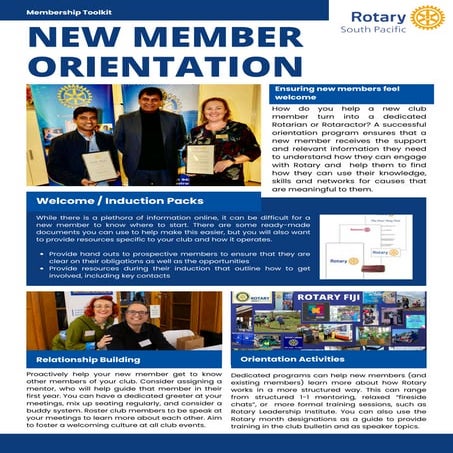 New Member Orientation | Rotary South Pacific