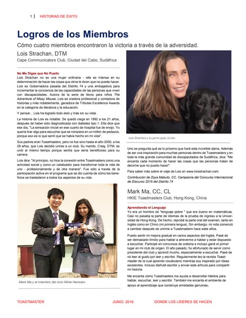 Members achievements   16 06 - logr...