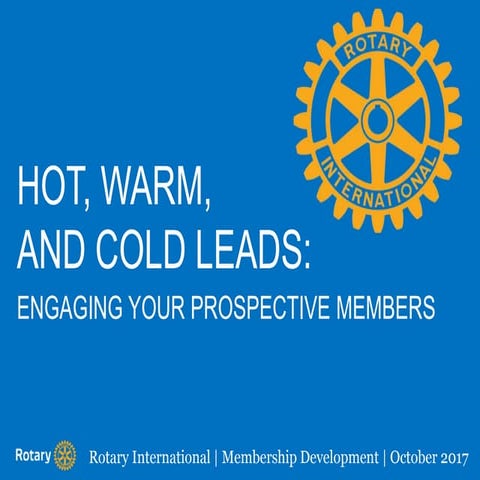 Hot, Warm and Cold Leads: Engaging Your Prospective Members