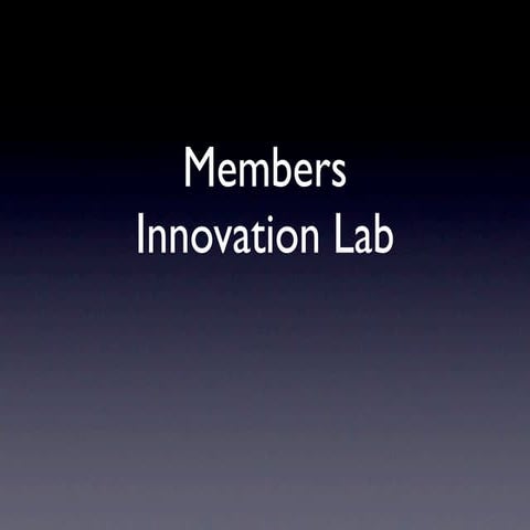 Members innovationlab#1