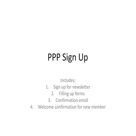 Members sign up