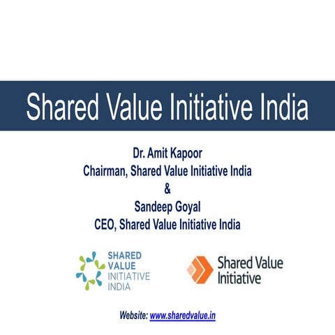 Shared Value India Membership