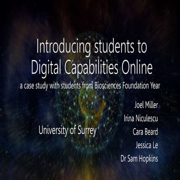 Introducing students to Digital Capabilities Online