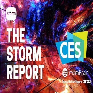 memBrain STORM: CES 2019 Review
