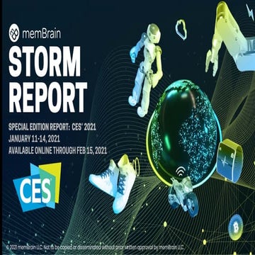 memBrain STORM Report: CES 2021 