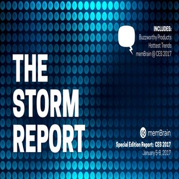 memBrain STORM: CES 2017 Special Edition