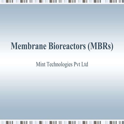 MBR Technology Suppliers and Manufacturing Company