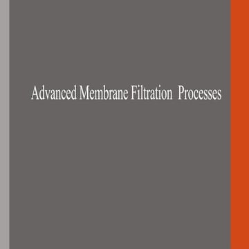 Membrane Filtration & Insights into water purification.pptx