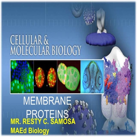 Membrane proteins