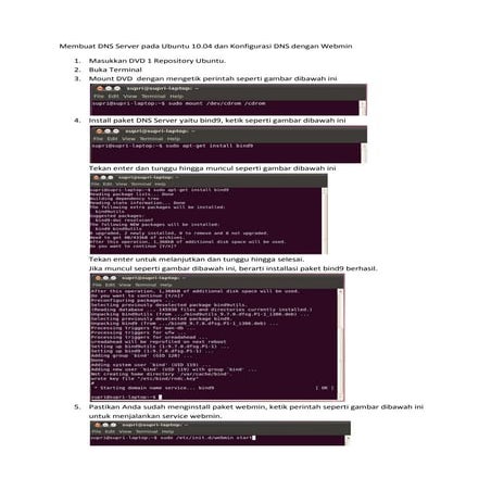 Membuat dns serverpadaubuntu10