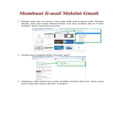 Membuat email
