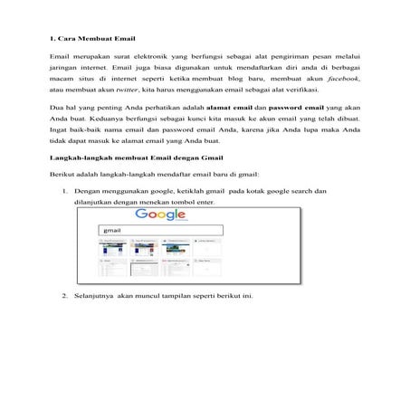 Membuat email dengan gmail