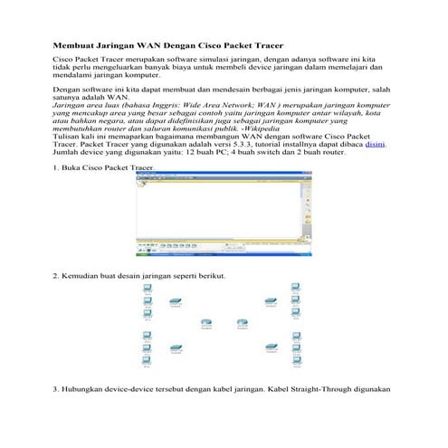 jaringan wan dengan cisco